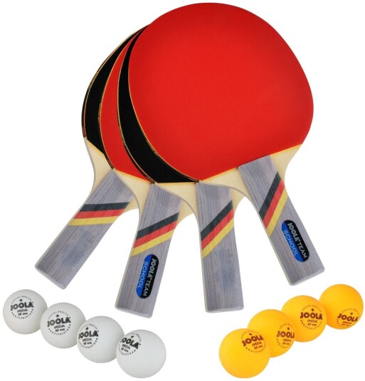 Bordtennissett Joola Team School 4 racketer 8 baller