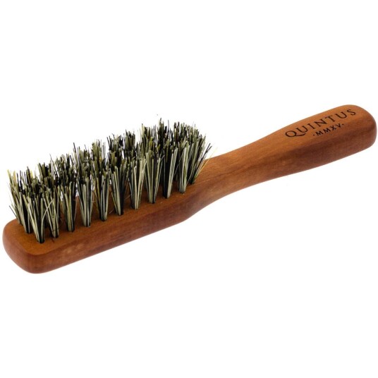 Quintus MMXV Small Vegan Beard Brush with Handle Tampico Fibers Quintus MMXV Small Vegan Beard Brush with Handle Tampico Fibers