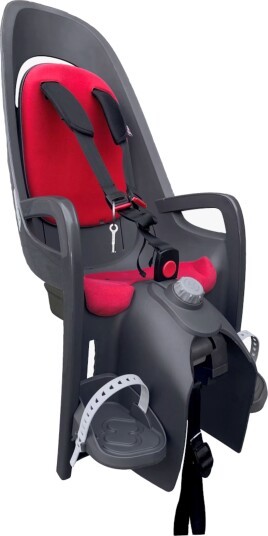 Hamax Caress with Carrier Adapter Dark Grey/Red OneSize Hamax Caress with Carrier Adapter Dark Grey/Red OneSize
