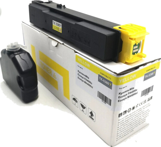 TB Toner Gul (10.000 sider) erstatter Kyocera TK-5380Y/1T02Z0ANL0 TB Premium toner