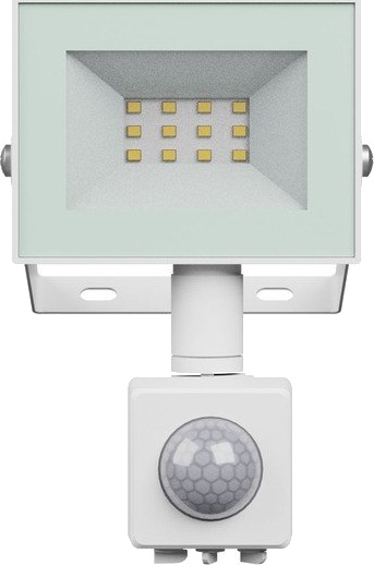 Spectrum 10W lyskaster med sensor IP44 hvit arbeidslampe PIR sensor Dimbar : Ikke dimbar Kulør : Nøytral Spectrum 10W lyskaster med sensor IP44 hvit arbeidslampe PIR sensor Dimbar : Ikke dimbar Kulør : Nøytral