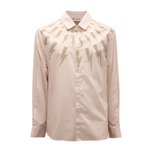 Neil Barrett Herre Skjorter Beige S Neil Barrett Herre Skjorter Beige S