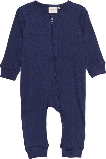 Minymo Sleep overall Rib Dark Navy Minymo Sleep overall Rib Dark Navy