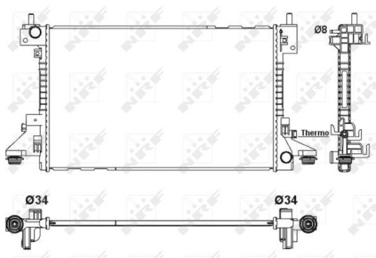 Radiator NRF 53160