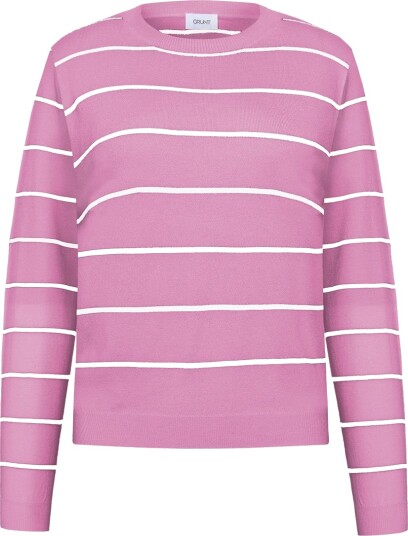 Grunt Genser Strikk GrFerro Rose Stripe Grunt 12 år 152 Genser Rosa