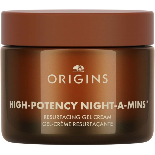 Origins Night-A-Mins 50 ml Gjenoppbyggende Gelkrem for Fet Hud med AHA