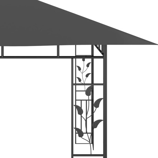 vidaXL Paviljong med myggnett 4x3x2,73 m antrasitt 180 g/m² vidaXL Paviljong med myggnett 4x3x2,73 m antrasitt 180 g/m²