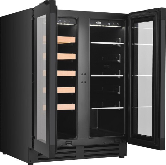 Witt Wcbc6082-2bg Vinkjøleskap Svart Witt Wcbc6082-2bg Vinkjøleskap Svart