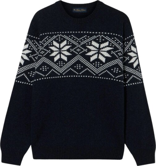 Brooks Brothers Herre Strikkevarer Blå M,