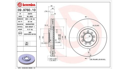 Bremseskive MAGNETI MARELLI 360406074200