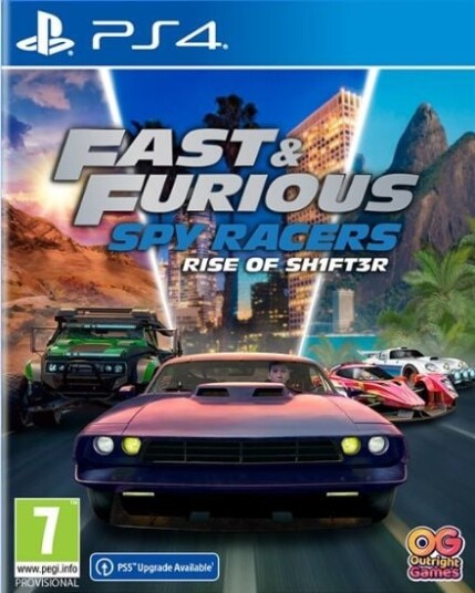 Fast & Furious: Spy Racers Rise of SH1FT3R PS4 Spill