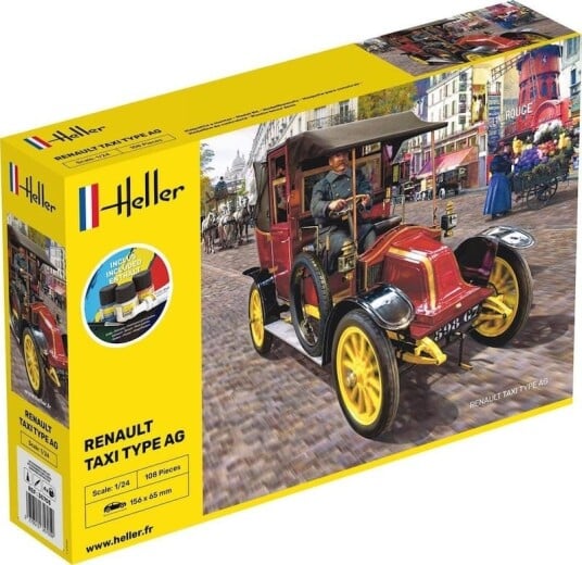 Heller Startsett 1/24 Renualt Taxi Type AG