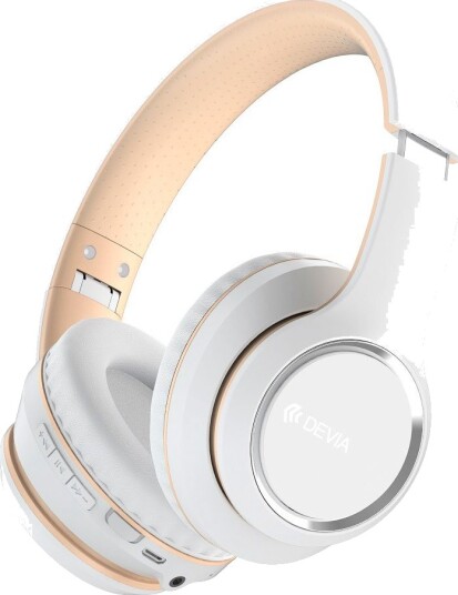 Devia Kintone Bluetooth hodetelefoner Hvit