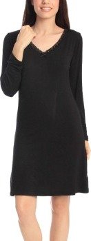 Sassa Casual Comfort Nightgown Svart viskose 42 Dame