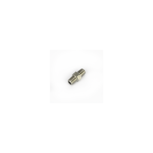 1/8" til 1/8" BSP sekskantnippel rustfritt stål