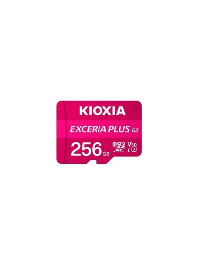 Kioxia EXCERIA Plus G2 MicroSD/SD 100MB/s 256GB Kioxia EXCERIA Plus G2 MicroSD/SD 100MB/s 256GB