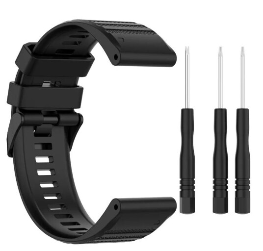 INF Klokkereim for Garmin Fenix 7/6/5 Black INF Klokkereim for Garmin Fenix 7/6/5 Black