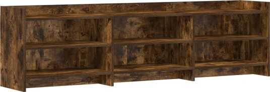  TV skap 168 x 33 x 47 cm Røkt Eik Konstruert tre