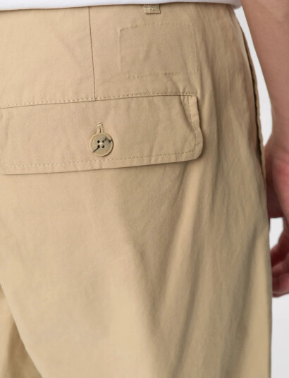 Anerkjendt Akjan Cotton Poplin Pants Beige XXL