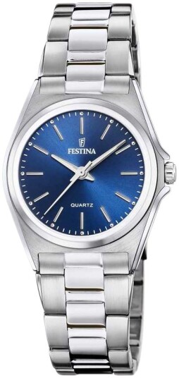 Festina Dameklokke F20553 3 Blå/Stål Ø31 mm Festina Dameklokke F20553 3 Blå/Stål Ø31 mm