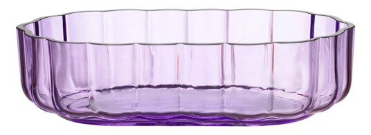 iittala Play glasskål, lav 50 mm Lyselilla