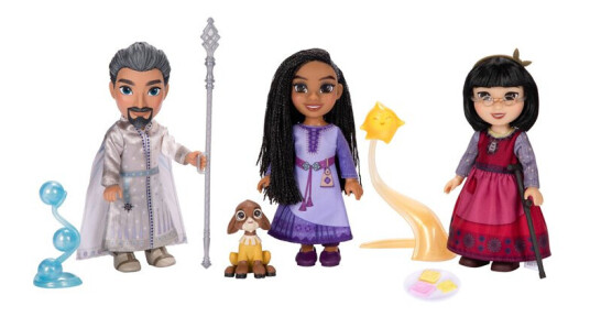 Disney Wish Dukke-Gavepakke med Asha, Dahlia og Magnifico 15 cm Disney Wish Dukke-Gavepakke med Asha, Dahlia og Magnifico 15 cm