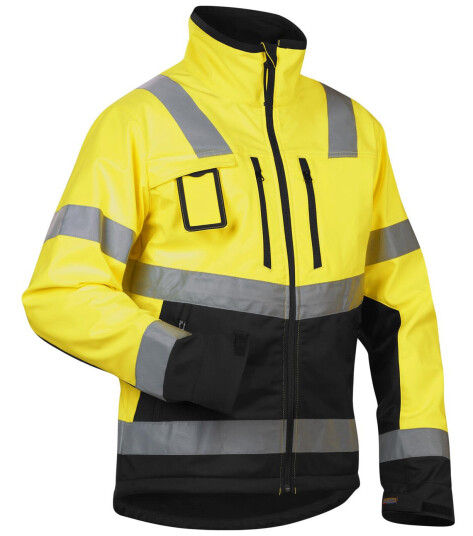 Blåkläder 4900251733994XL Softshelljakke varselgul/svart, varseljakke Varselgul/Svart, Klær