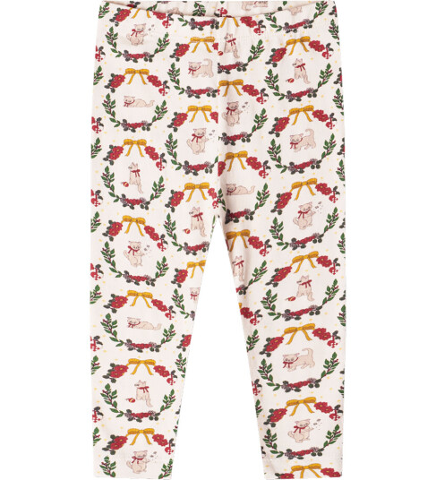 Thats Mine That's Mine Leggings Elois Julekrans 4 år (104) Leggings Beige