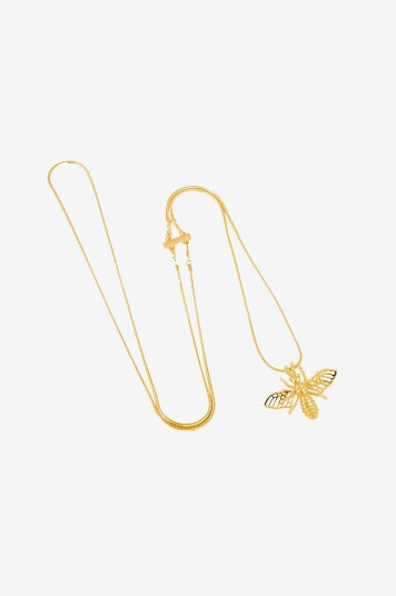 IOAKU   Halskjede Insect Mini Necklace   Gull