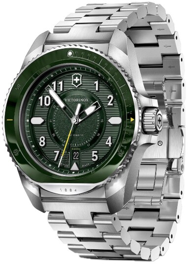 Victorinox Herreklokke 242015 Journey 1884 Grønn/Stål Ø44 mm Victorinox Herreklokke 242015 Journey 1884 Grønn/Stål Ø44 mm