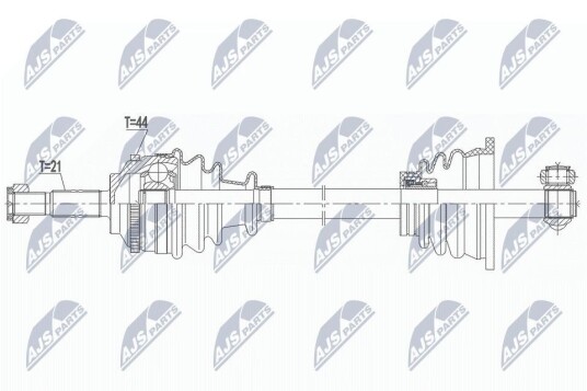 Nty Drivaksel NTY NPW RE 165