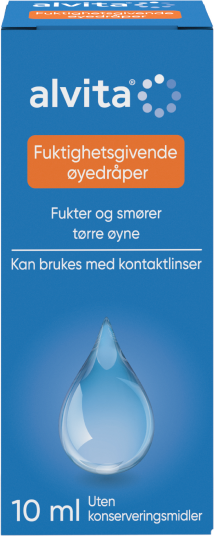 Alvita Fuktighetsgivende Øyedråper 10 ml