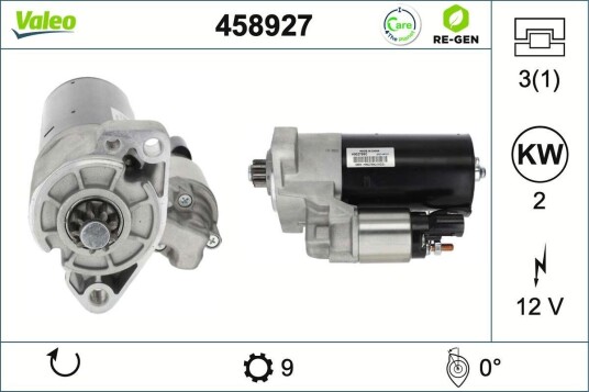 VALEO 458927 Starter VALEO 458927 Starter