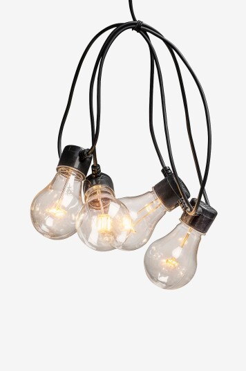 KonstsmideLyslenke OLLE E27 20 LED 950 cmSvartLysslyngerFra Homeroom