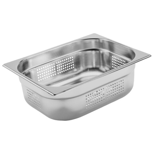 VEGA Kantine perforert GN 1/2; Størrelse GN 1/2, 6.1l, 32.5x26.5x10 cm (LxBxD); Sølvfarge VEGA Kantine perforert GN 1/2; Størrelse GN 1/2, 6.1l, 32.5x26.5x10 cm (LxBxD); Sølvfarge
