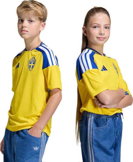 Sverige Hjemme Landslagstrøye VM 2026 Barn