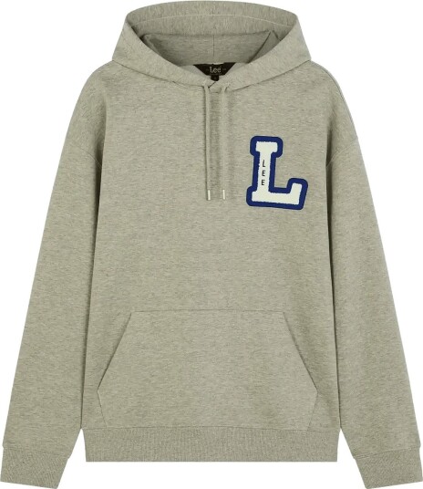 Lee Jeans Varsity Hoodie Grey L