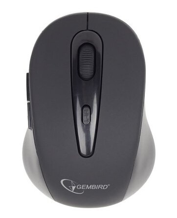Gembird Muswb2, Høyre Hendt, Optisk, Bluetooth, 1600 Dpi, Sort, Grå