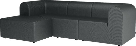 Montana Paradigm 3 seters Sofa med Puff Venstre H166 Hallingdal166