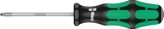 Wera 355 Kraftform Plus PZ Skrutrekker med Ergonomisk Grip, 26 mm, Grønn