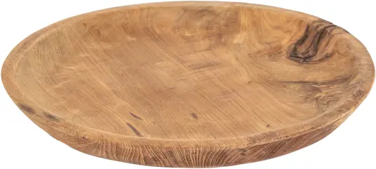 Lama Dekketallerken/Fat av Resirkulert Teak Ø 33cm Lama Dekketallerken/Fat av Resirkulert Teak Ø 33cm