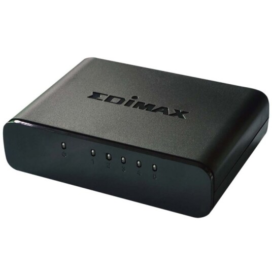 Edimax 5-porters 10/100 Mbit Fast Ethernet Desktop Switch Edimax 5-porters 10/100 Mbit Fast Ethernet Desktop Switch