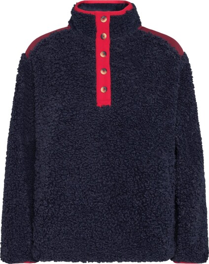 Levi"s® Iris Pullover Sherpa Fleece Na   BLUES   S