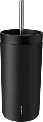Stelton - To Go Sip termokopp med sugerør 40 cl soft svart