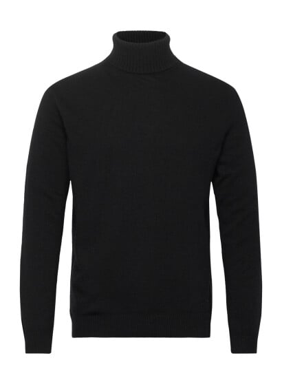 Oscar Jacobson Salim Rollneck - Black - XL