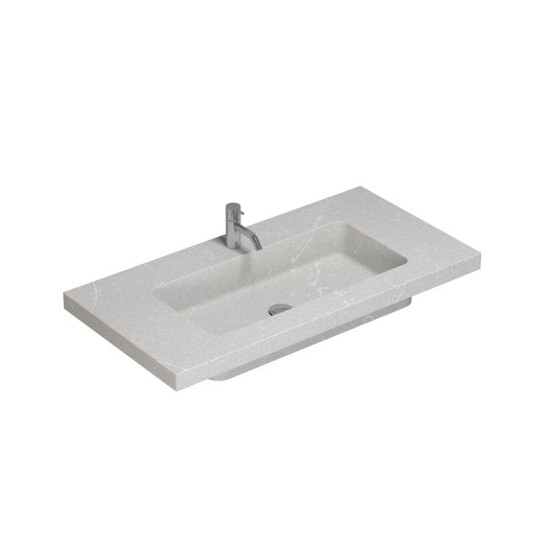 Dansani Calidris Unique Silestone Måltilpasset Desert Silver 100cm