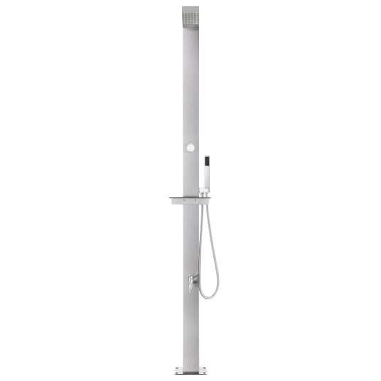 vidaXL Hagedusj 220 cm rustfritt stål vidaXL Hagedusj 220 cm rustfritt stål
