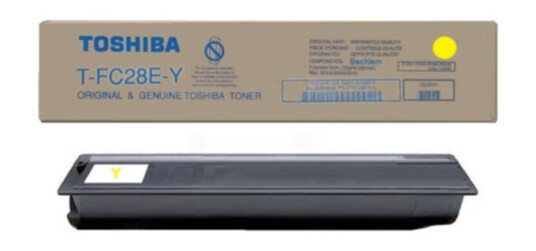 TOSHIBA 6AJ00000049 TOSHIBA T-FC 28 EY Tonerkassett Gul TOSHIBA 6AJ00000049 TOSHIBA T-FC 28 EY Tonerkassett Gul