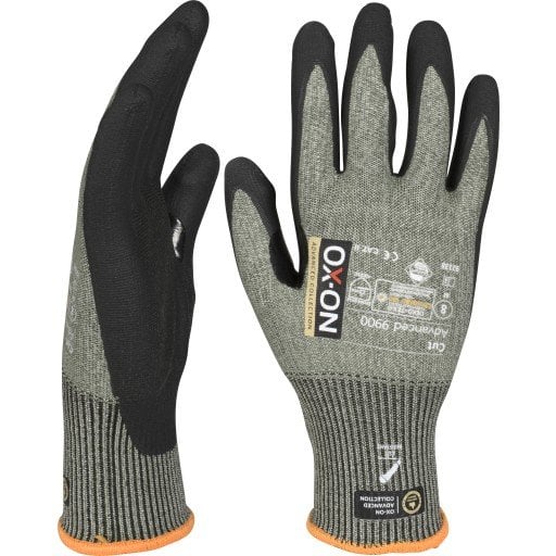 ox-on Handske OX-ON Cut Advanced 9900. Skærehæmmende (cut C). Str.9 - (12 par)