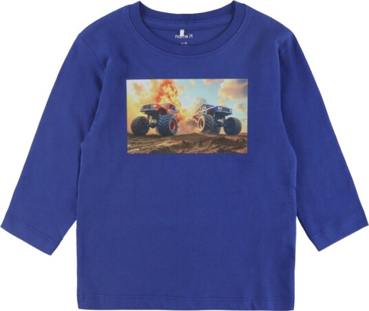 Name It Genser NmmVoto Surf Nettet/Monstertrucken Name It 7 8 år (122 128) Genser Blå